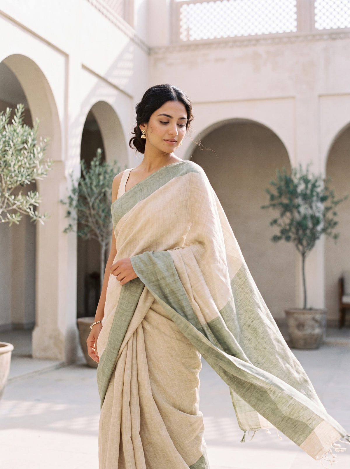 Linen Sarees